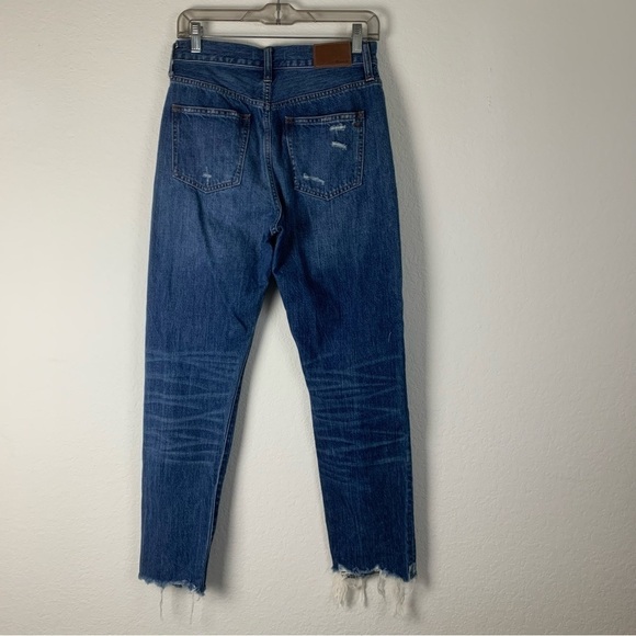 Madewell womens blue the perfect summer jean distressed knee districted edition - Picture 8 of 10